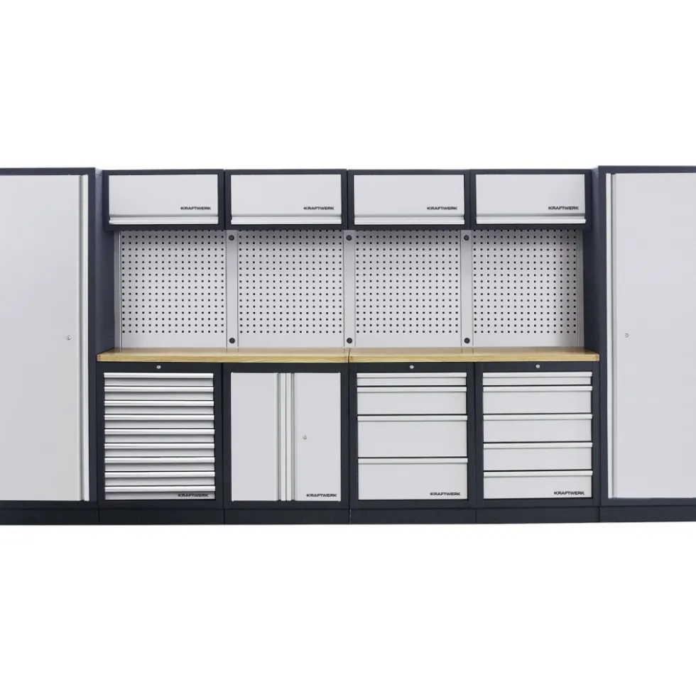 Meuble d'atelier modulaire 6 éléments plan de travail au choix MOBILIO KRAFTWERK