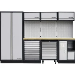 Meuble d'atelier modulaire 4 éléments plan de travail au choix MOBILIO KRAFTWERK