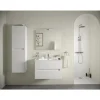 Meuble salle de bain 60 cm 2 tiroirs avec vasque - blanc laqué - Ola Up JACOB DELAFON