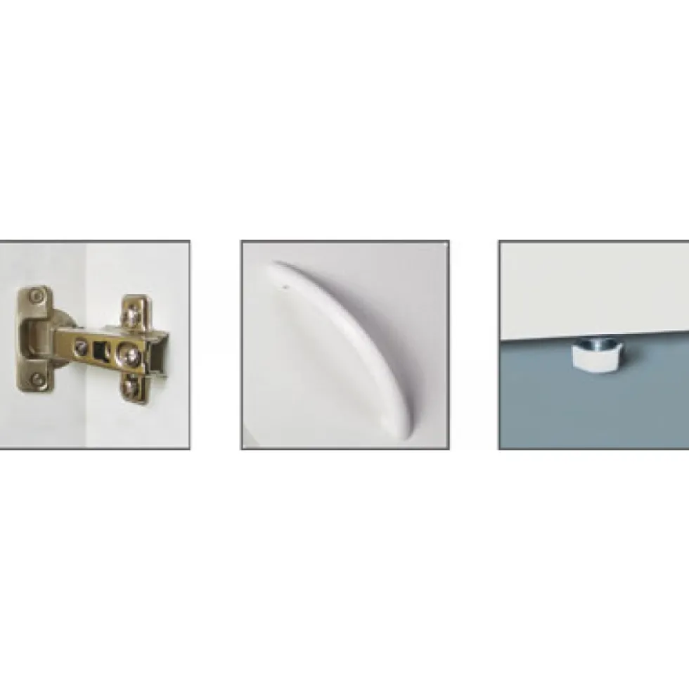 Meuble sous évier SIM NF - 80 x 60 cm - 2 portes Néova