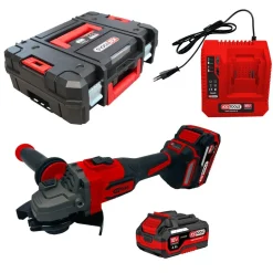 Meuleuse d'angle Brushless 18V - Ø125mm + batteries et chargeur - 515.4735F KS TOOLS