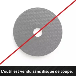 Meuleuse d’angle sans fil - Axxio 18/125 Q - Solo - Power X-Change EINHELL PROFESSIONAL