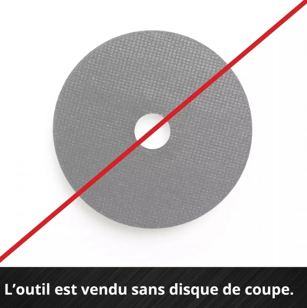 Meuleuse d’angle sans fil - Axxio 18/125 Q - Solo - Power X-Change EINHELL PROFESSIONAL