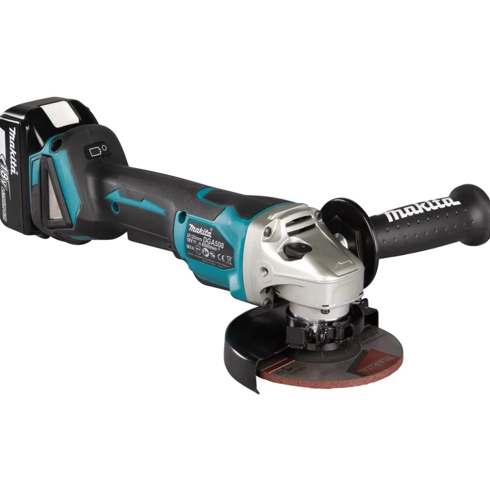 Meuleuse d'angle sans fil LXT® - 18V - 125 mm - DGA508RTJ MAKITA