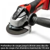 Meuleuse d'angle sans fil - TE-AG 18/115 Li-Solo - Power X-Change EINHELL