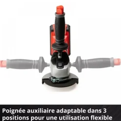 Meuleuse d'angle sans fil - TE-AG 18/115 Li-Solo - Power X-Change EINHELL