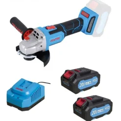 Meuleuse d'angle sans fil 20V - diamètre 125mm + 2 batteries 4Ah - FCAG125X1-2B1C LEMAN