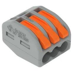Mini borne de connexion avec levier - type 222 - pour tous types de conducteurs WAGO