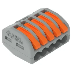 Mini borne de connexion avec levier - type 222 - pour tous types de conducteurs WAGO