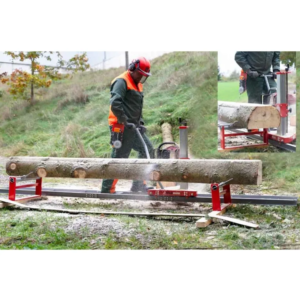 Mini scie à grume avec accessoire sur rail - MOBAS2 HOLZMANN