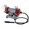 Mini touret double Ø 75 mm - 120W + accessoires - DSM75SET_230V HOLZMANN