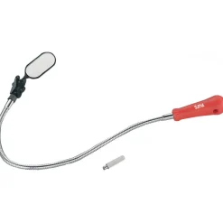 Miroir ovale sur bras flexible longueur 560 mm - diagnostic automobile SAM OUTILLAGE