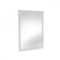 Miroir salle de bain avec éclairage frontal - 800x600 mm - Hercule EMUCA