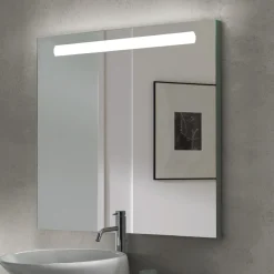 Miroir salle de bain avec éclairage frontal - 700x600 mm - Pegasus EMUCA