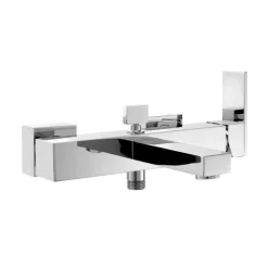 Mitigeur baignoire chromé - manette latérale - design carré - GOSSIP KRAMER