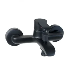Mitigeur baignoire noir mat - fixation murale - KING KRAMER