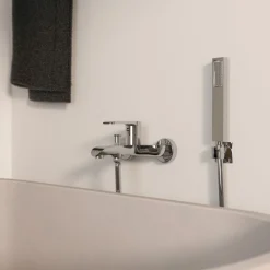 Mitigeur bain-douche chromé - fixation murale - COLORS KRAMER