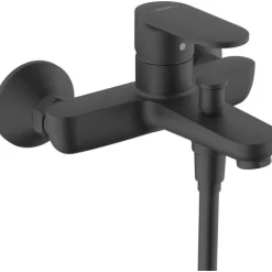 Mitigeur bain douche mural - Noir Mat - Vernis Blend HANSGROHE