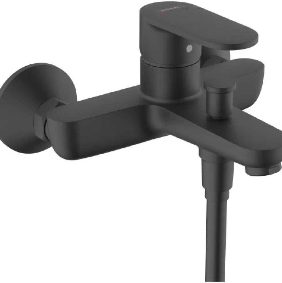 Mitigeur bain douche mural - Noir Mat - Vernis Blend HANSGROHE