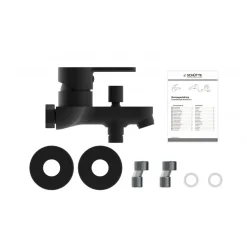 Mitigeur bain/douche - noir mat - Denver SCHÜTTE