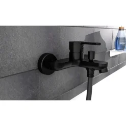 Mitigeur bain/douche - noir mat - Denver SCHÜTTE