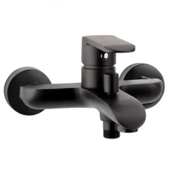 Mitigeur bain-douche noir mat - fixation murale - COLORS KRAMER