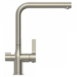 Mitigeur cuisine avec système de filtration - aspect inox - AQUASTAR PRO SCHÜTTE