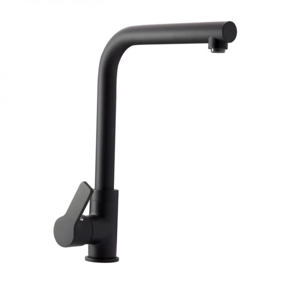Mitigeur cuisine haut - monotrou - noir - PRO KRAMER