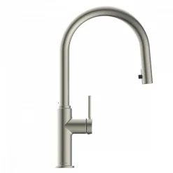 Mitigeur de cuisine avec bec extractible - aspect inox - BLACKPOOL SCHÜTTE