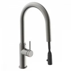 Mitigeur de cuisine avec bec extractible - graphite mat - BLACKPOOL SCHÜTTE
