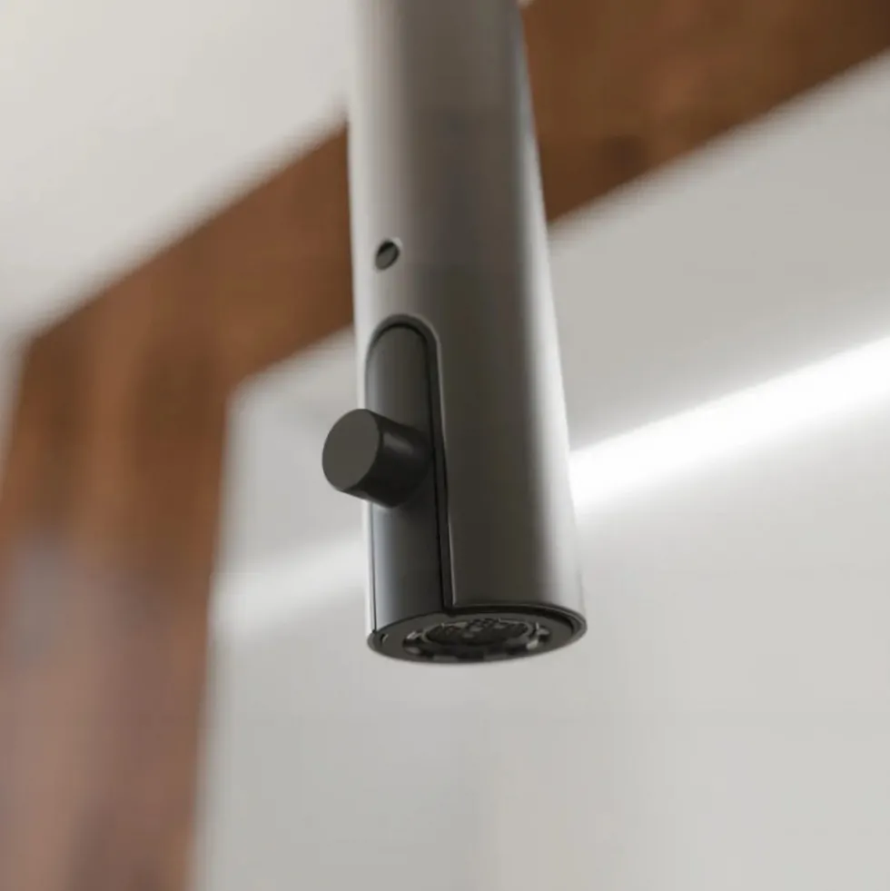 Mitigeur de cuisine avec bec extractible - graphite mat - BLACKPOOL SCHÜTTE
