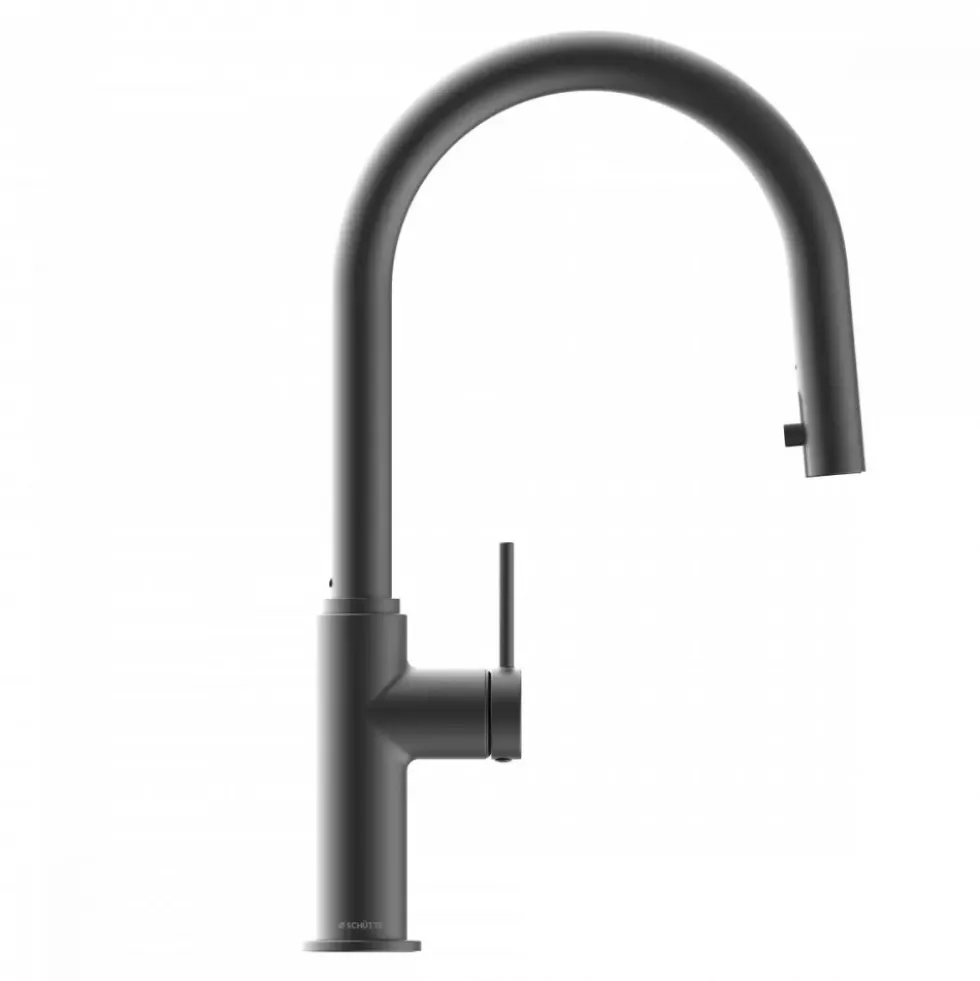 Mitigeur de cuisine avec bec extractible - graphite mat - BLACKPOOL SCHÜTTE