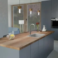 Mitigeur de cuisine avec bec extractible - graphite mat - BLACKPOOL SCHÜTTE