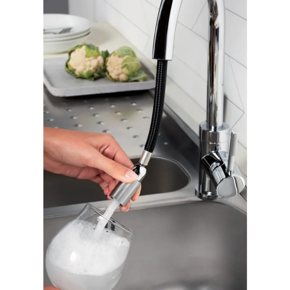 Mitigeur de cuisine avec douchette extractible - chromé - Edgar JACOB DELAFON