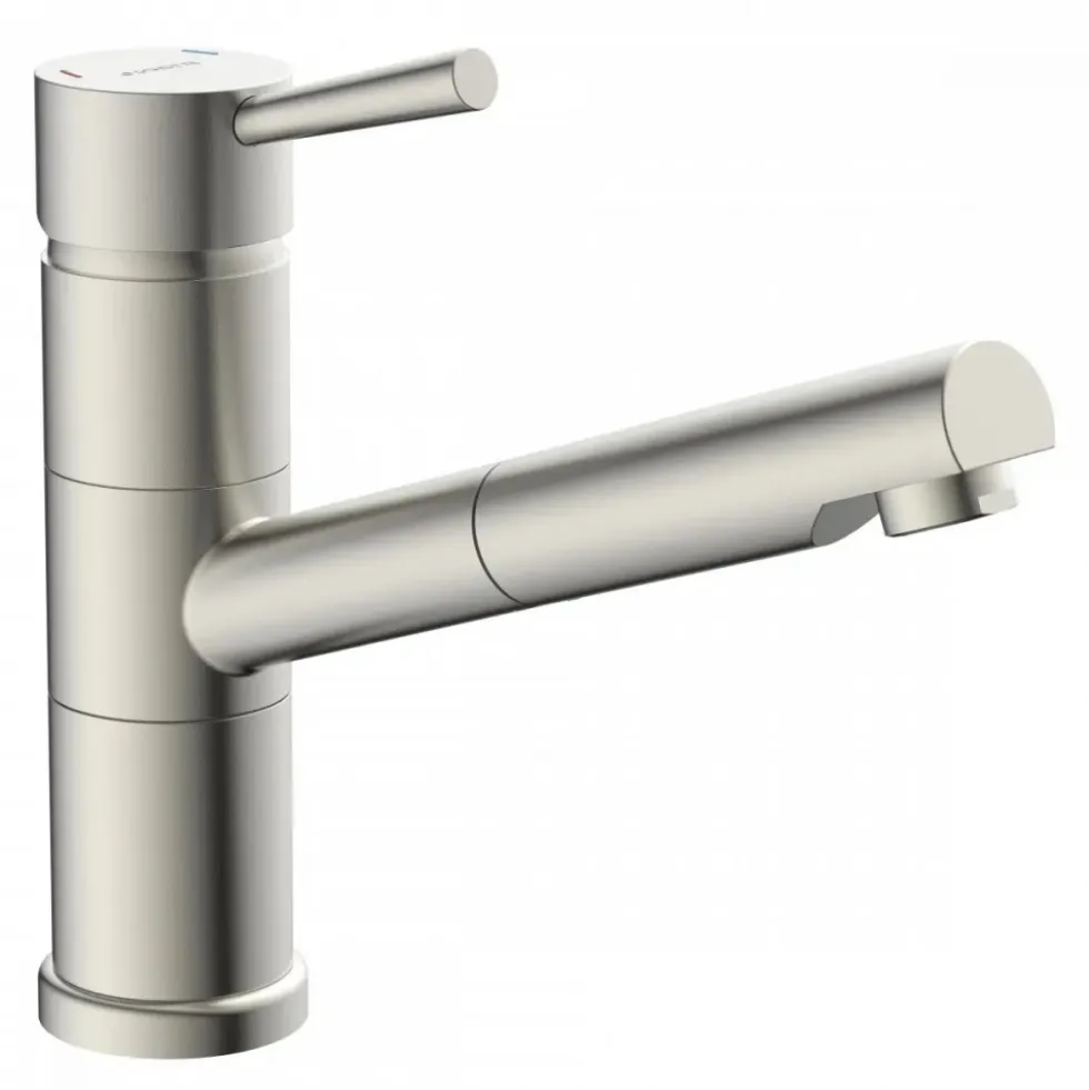 Mitigeur de cuisine à bec extractible - aspect inox - Unicorn SCHÜTTE