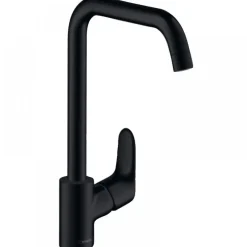 Mitigeur de cuisine à bec haut L - Noir Mat - Focus M41 HANSGROHE