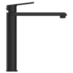 Mitigeur de cuisine noir mat - bec haut 280 mm - Vita SCHÜTTE