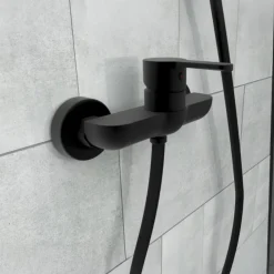 Mitigeur de douche Denver - noir mat SCHÜTTE