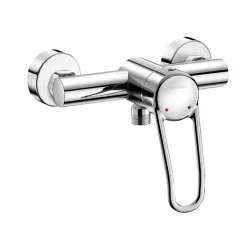 Mitigeur de douche à manette ajourée basse Securitouch DELABIE
