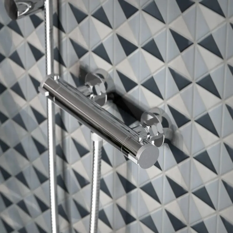 Mitigeur de douche thermostatique - chromé - London SCHÜTTE