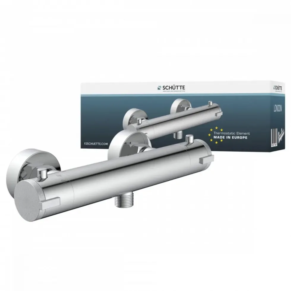 Mitigeur de douche thermostatique - chromé - London SCHÜTTE