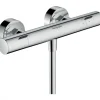 Mitigeur de douche thermostatique Ecostat Fine chromé HANSGROHE