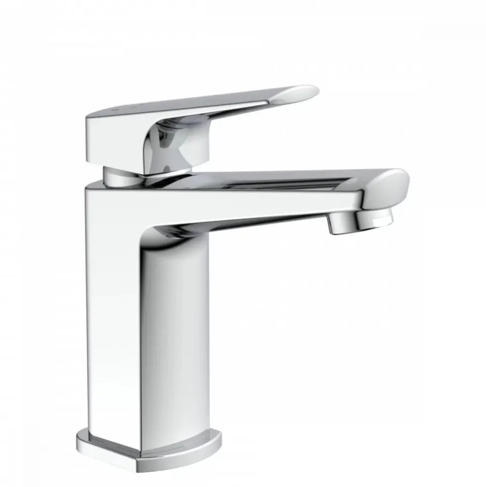 Mitigeur de lavabo avec bonde clic clac - chromé - Raven SCHÜTTE