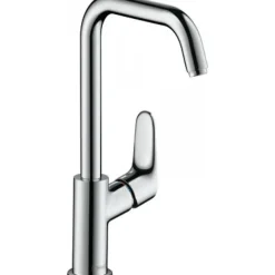 Mitigeur de lavabo 240 bec haut avec tirette et vidage - Focus HANSGROHE