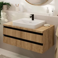 Mitigeur de lavabo 70 Coolstart avec vidage - noir mat - Vernis Blend HANSGROHE