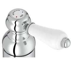 Mitigeur de lavabo réhaussé rétro - chromé - Louise JACOB DELAFON