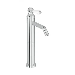 Mitigeur de lavabo réhaussé rétro - chromé - Louise JACOB DELAFON