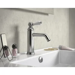 Mitigeur de lavabo rétro - chromé - Louise JACOB DELAFON