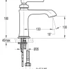 Mitigeur de lavabo rétro - Lady's PAINI