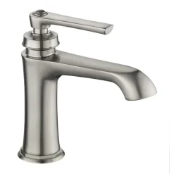 Mitigeur de lavabo rétro sur plage - gris acier - Lady's PAINI